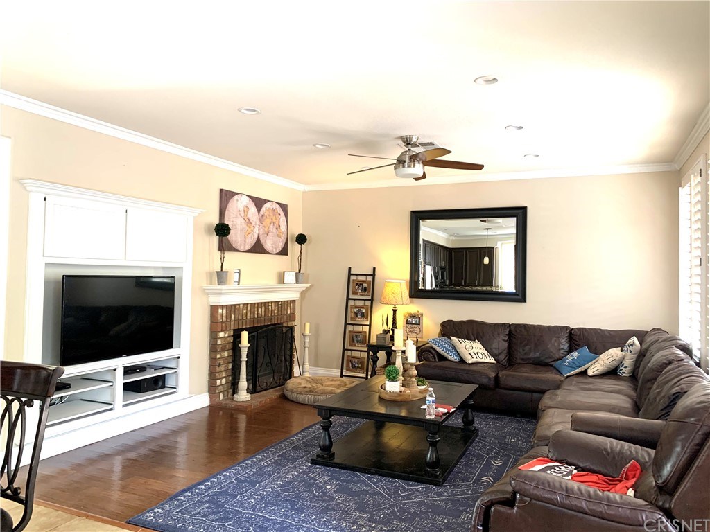 22126 Crestline Trail Saugus, CA 91390 - Photo 10 of 26 Cozy family room with fireplace
