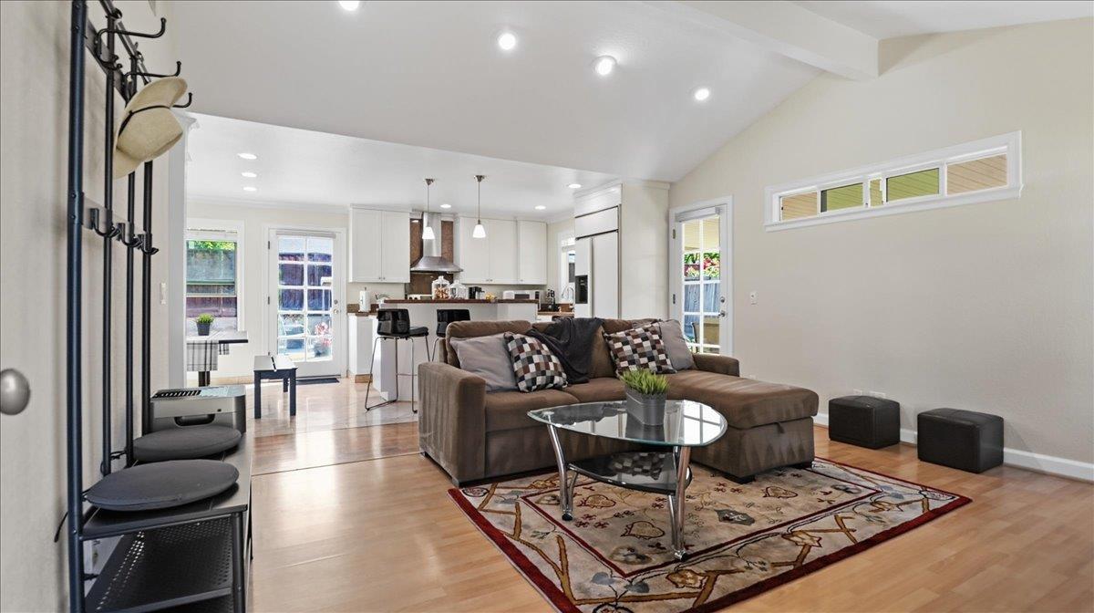 2162 Stratton Place San Jose, CA 95131 - Photo 3 of 12 a living room with stainless steel appliances kitchen view and a table