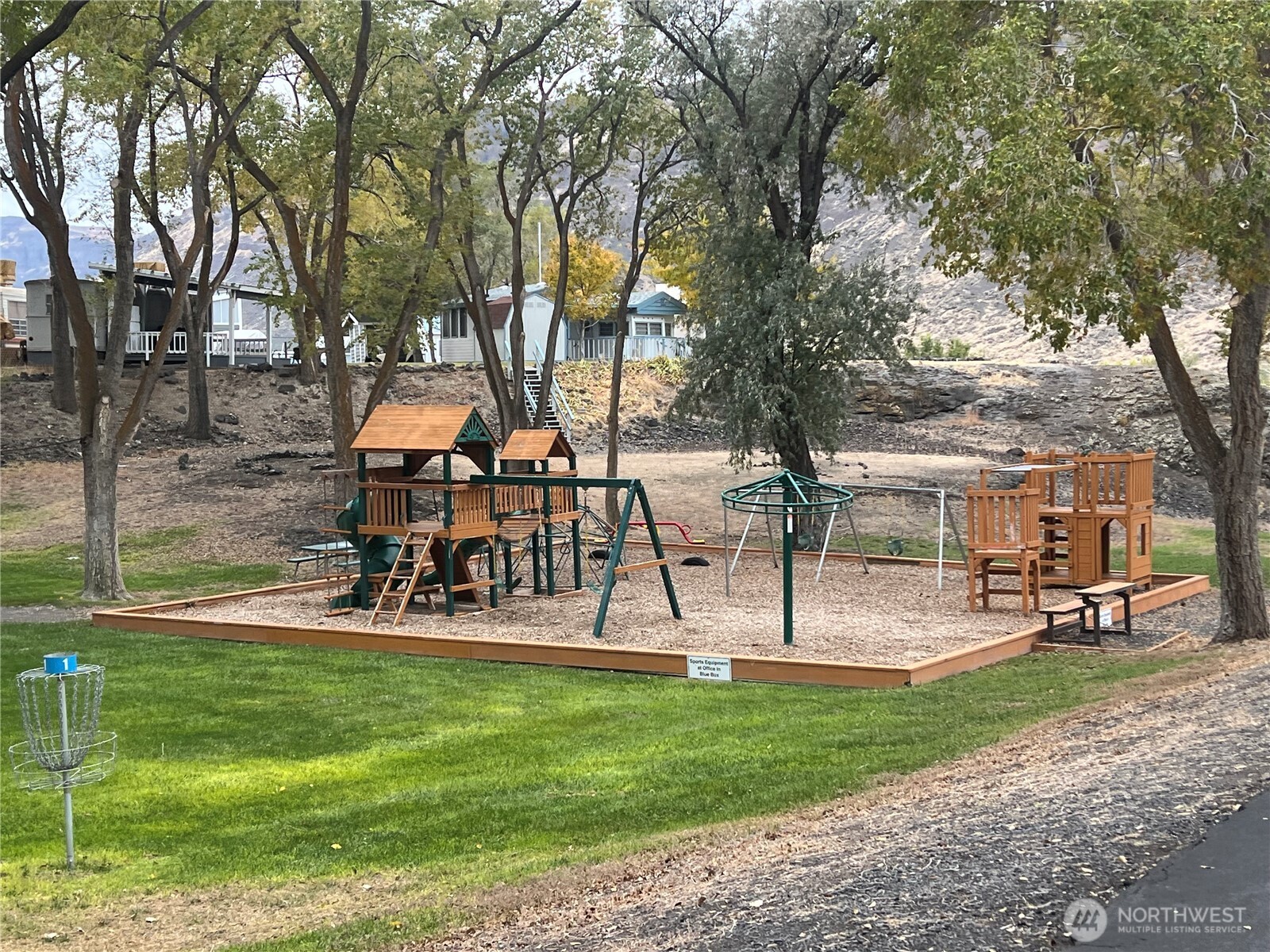31465 Moore Road Northeast, Unit 616 Coulee City, WA 99115 - Photo 5 of 8 a view of a park with swings and slides