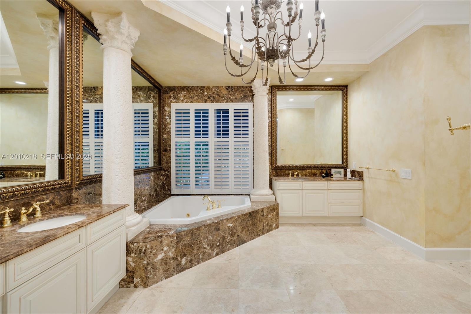 6905 Southwest 75th Avenue Miami, FL 33143 - Photo 37 of 85 a large spacious bathroom with a large tub sink and mirror