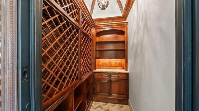 a close up view of a utility room