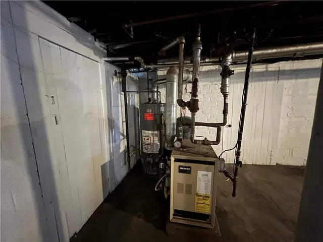 a view of storage and utility room