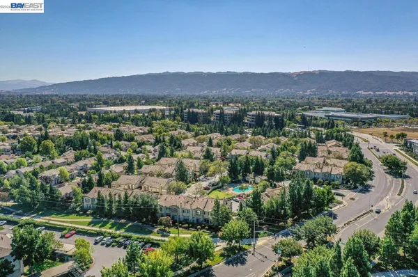 an aerial view of residential house with outdoor space