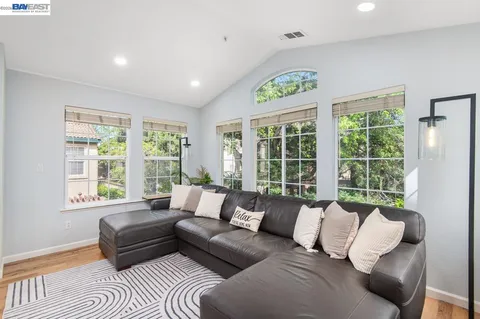 a house view with a outdoor space