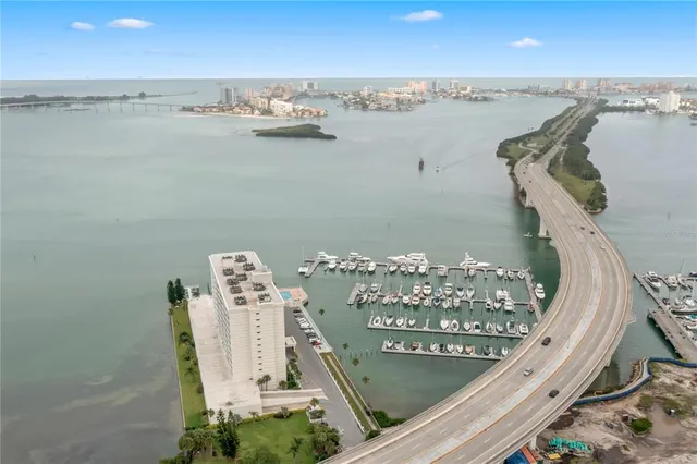 a view of roof deck with lake view