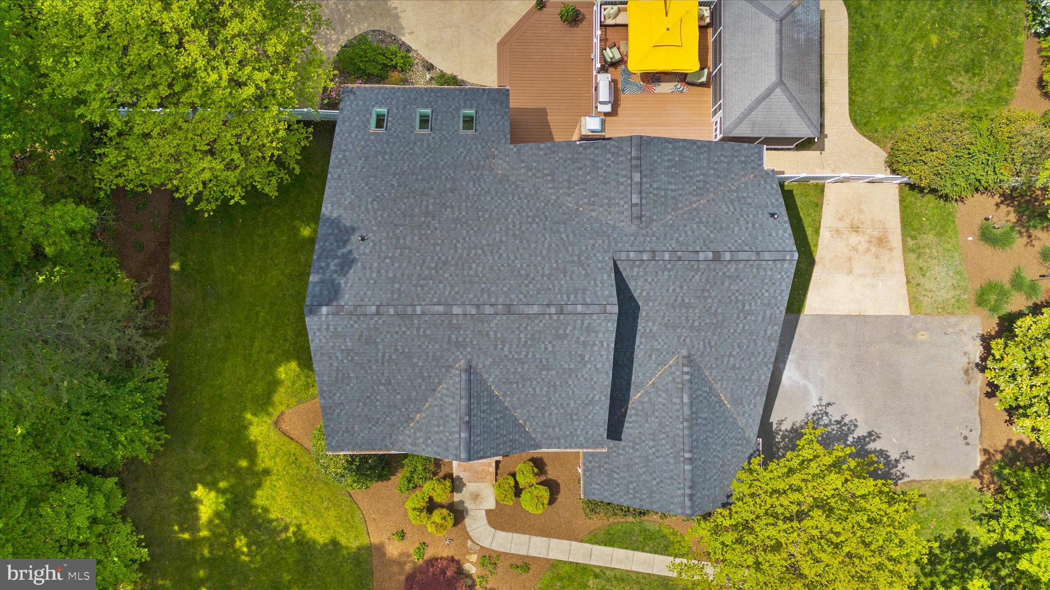 470 Jumpers Hole Road Severna Park, MD 21146 - Photo 64 of 72 an aerial view of a house with swimming pool and garden