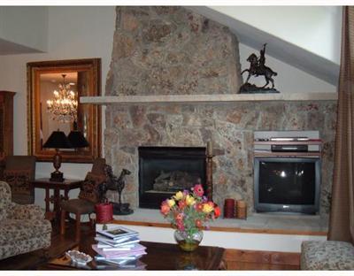 152 Knudson Ranch Road, Unit 152 Edwards, CO 81632 - Photo 4 of 6 a living room with furniture and a fireplace