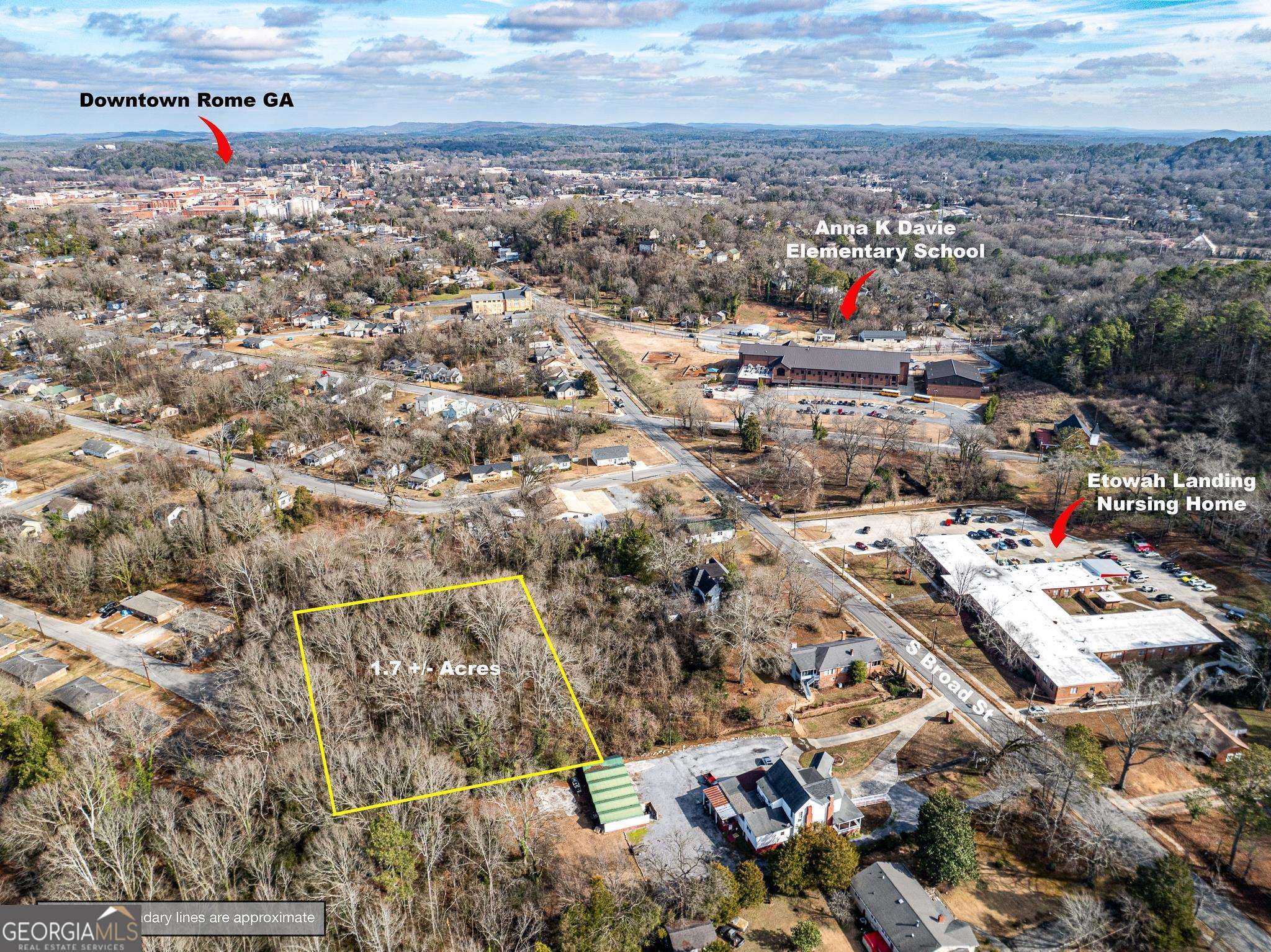 0 Hardy Avenue Rome, GA 30161 - Photo 1 of 1 an aerial view of a city
