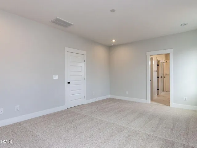 a view of an empty room