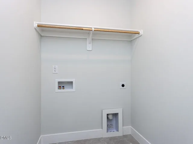 a view of a balcony with wooden floor