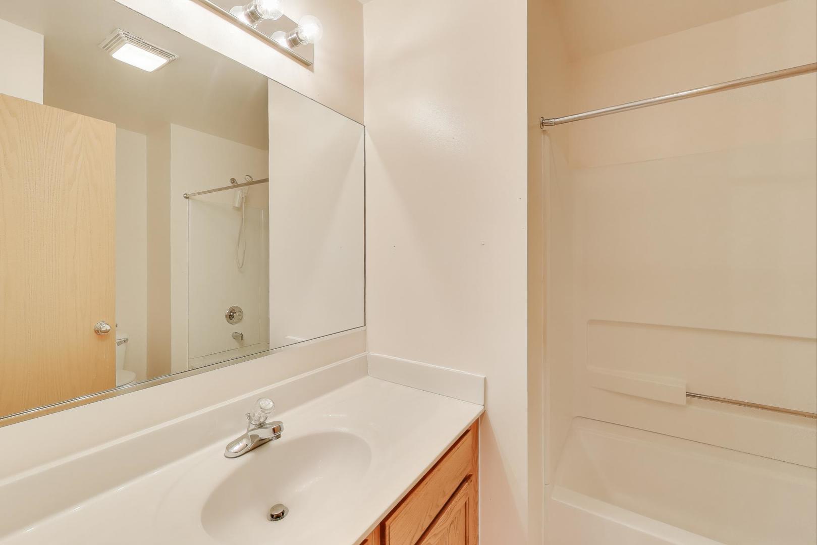 719 Sun Lake Road Lake Villa, IL 60046 - Photo 31 of 46 a bathroom with a sink and a mirror