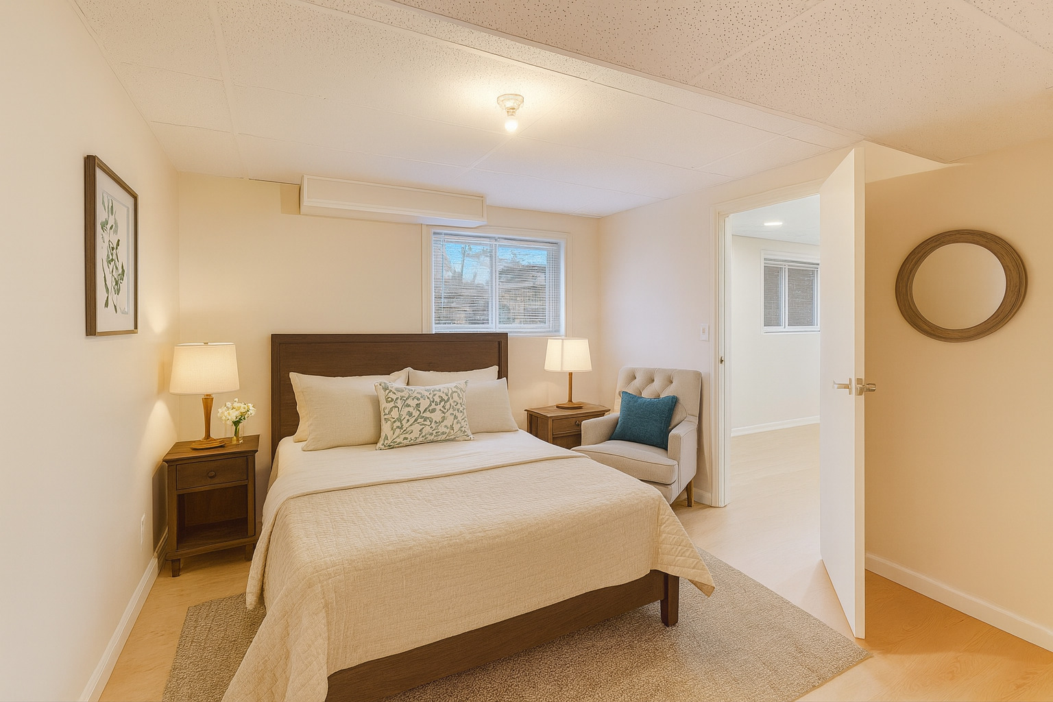 719 Sun Lake Road Lake Villa, IL 60046 - Photo 35 of 46 a bedroom with a bed and a cabinets