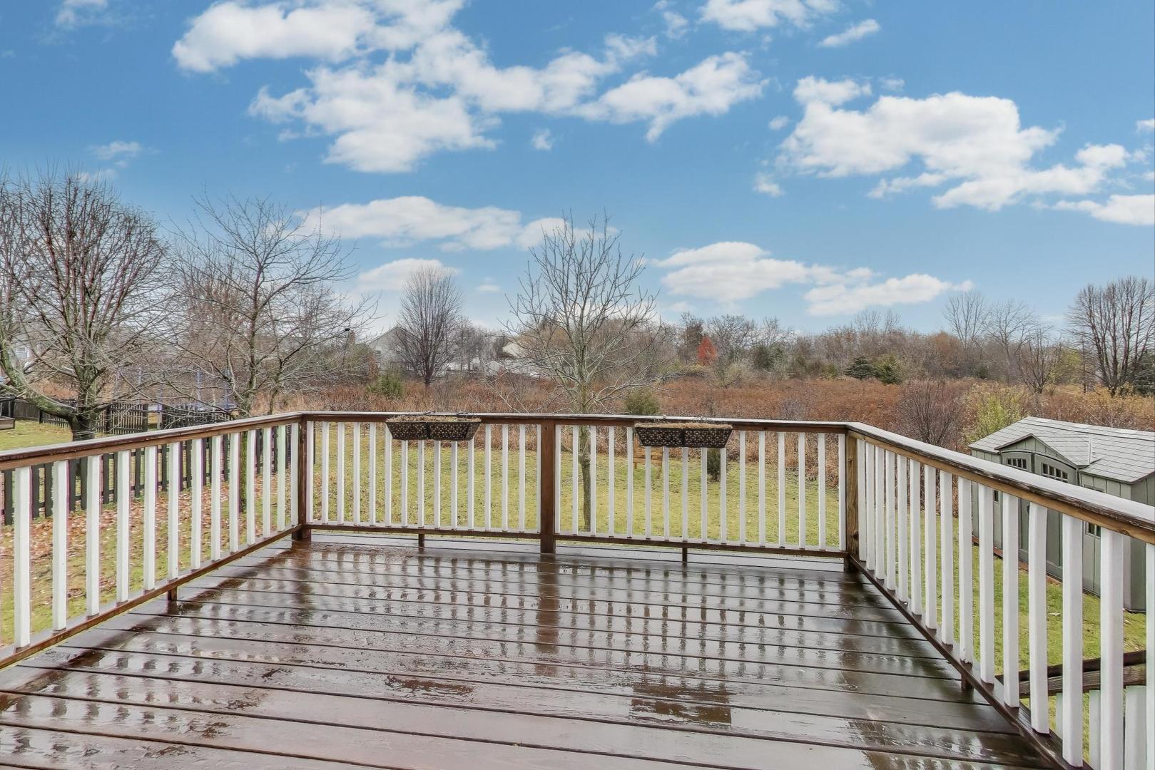 719 Sun Lake Road Lake Villa, IL 60046 - Photo 39 of 46 a view of balcony with wooden floor