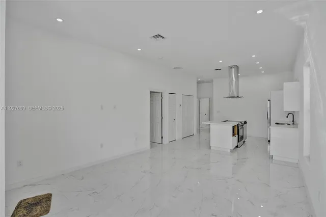 a view of an empty room