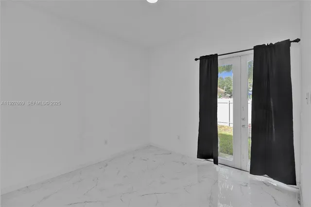 a view of an empty room