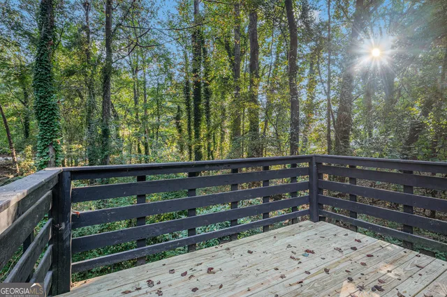 a house with trees in the background
