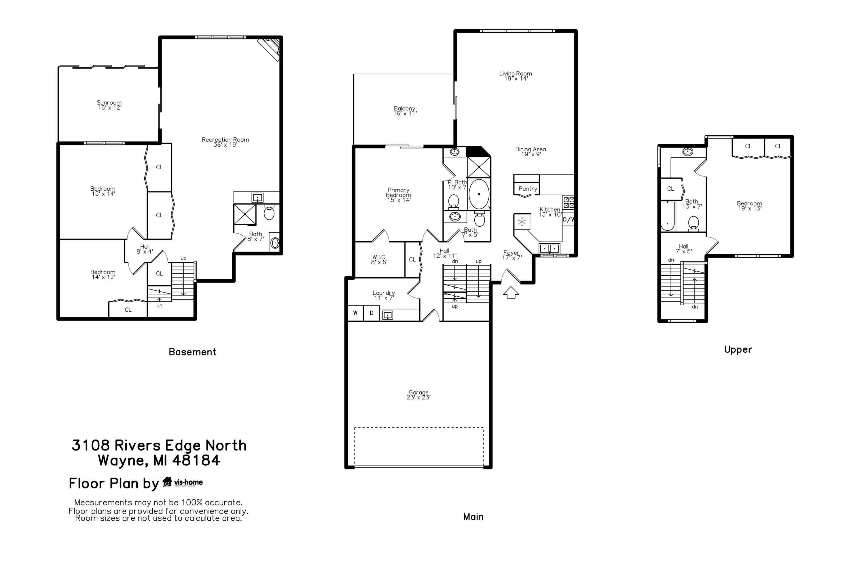3108 Rivers Edge Drive Wayne, MI 48184 - Photo 64 of 64 plan_floorhc