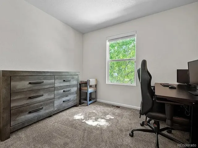 a view of workspace with a window