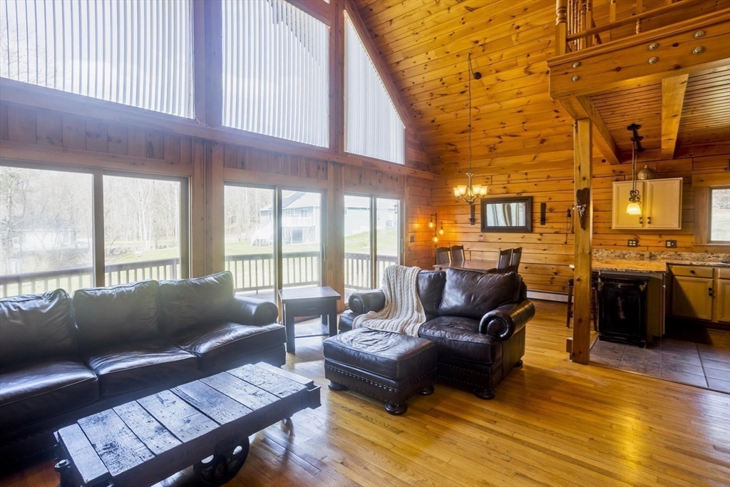 2136 Baptist Hill Road Palmer, MA 01069 - Photo 3 of 41 a living room with furniture and a large window