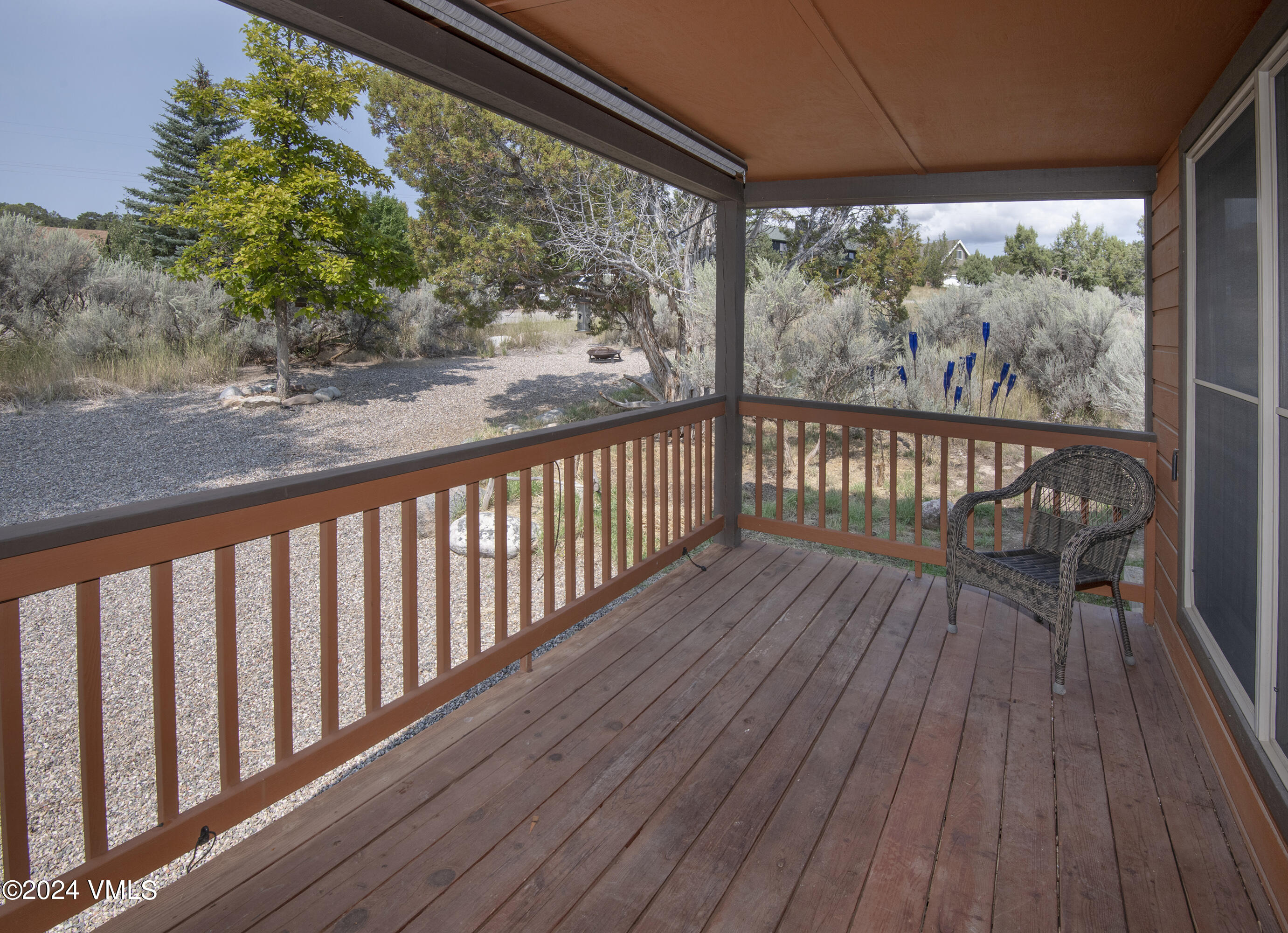 490 Neilson Gulch Road Eagle, CO 81631 - Photo 32 of 55 a view of balcony with wooden floor