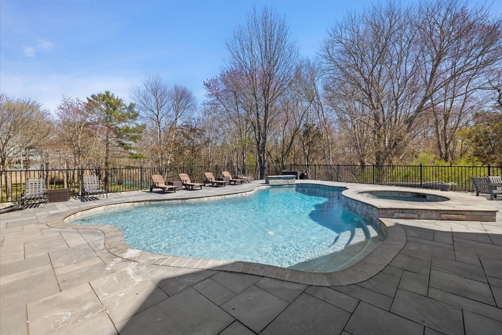 735 Bay Road Duxbury, MA 02332 - Photo 33 of 40 a view of a swimming pool with a yard