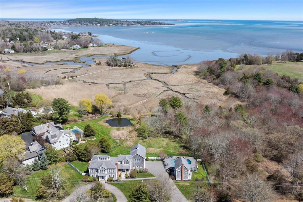 735 Bay Road Duxbury, MA 02332 - Photo 40 of 40 an aerial view of beach and ocean