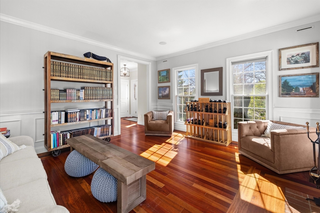 735 Bay Road Duxbury, MA 02332 - Photo 5 of 40 a living room with furniture and a wooden floor
