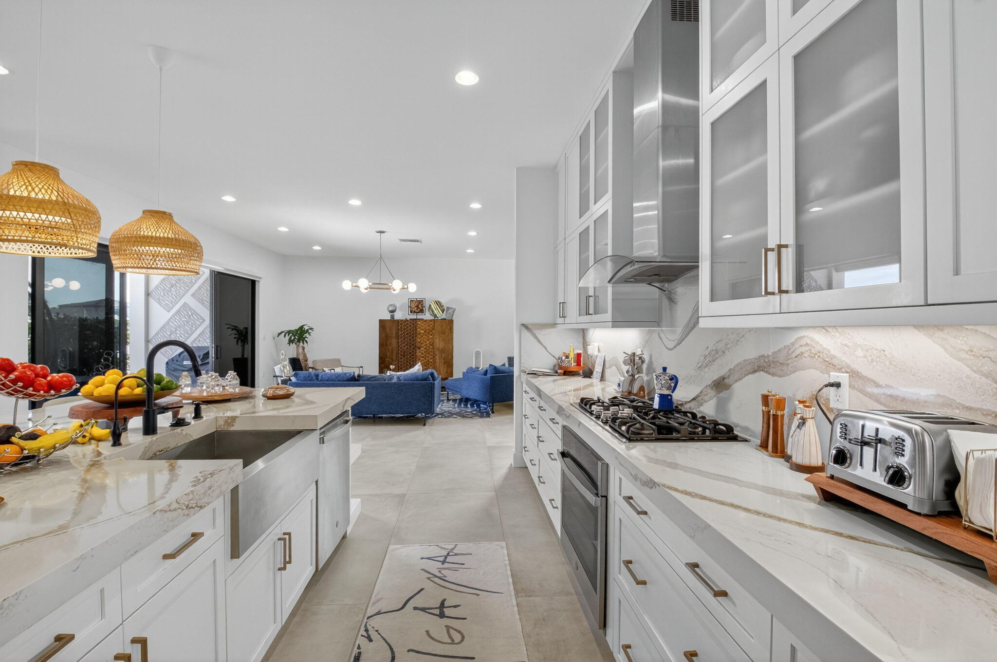 8573 Apple Falls Lane Boca Raton, FL 33496 - Photo 14 of 102 a kitchen that has a lot of cabinets in it