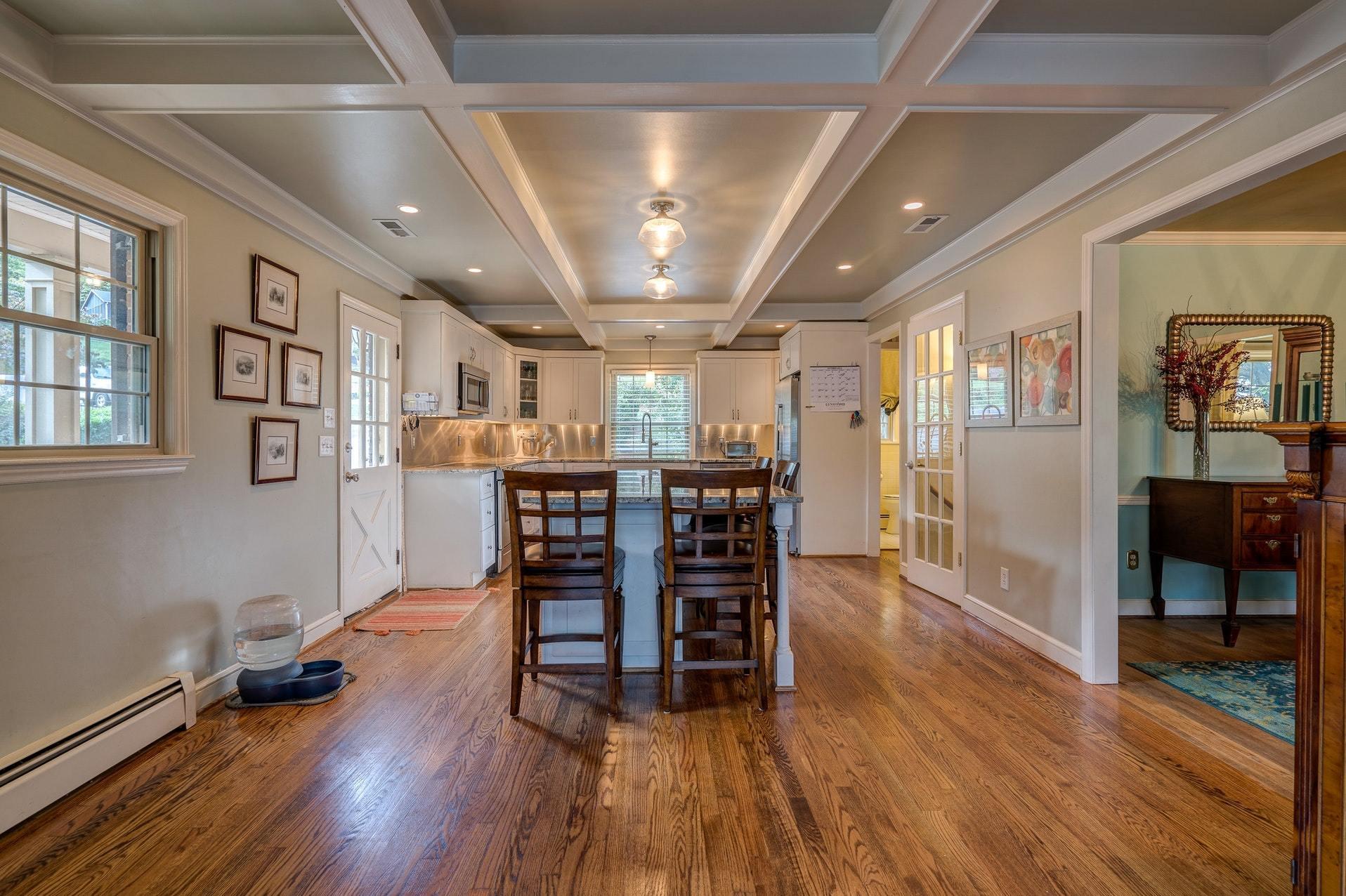 209 Parkcrest Road Southwest Roanoke, VA 24014 - Photo 17 of 48 a dining room with furniture and wooden floor