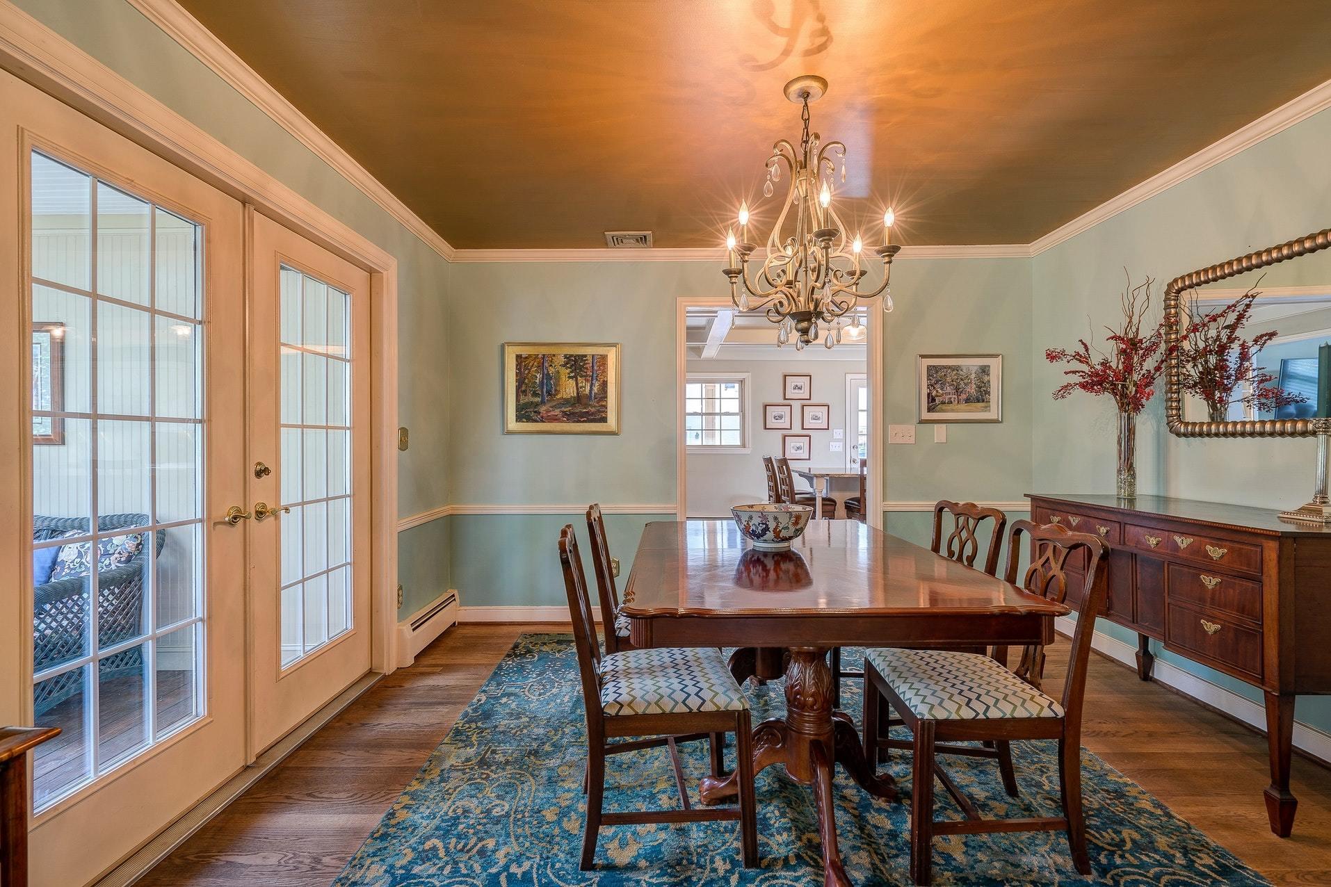 209 Parkcrest Road Southwest Roanoke, VA 24014 - Photo 7 of 48 a view of a dining room with furniture window and wooden floor