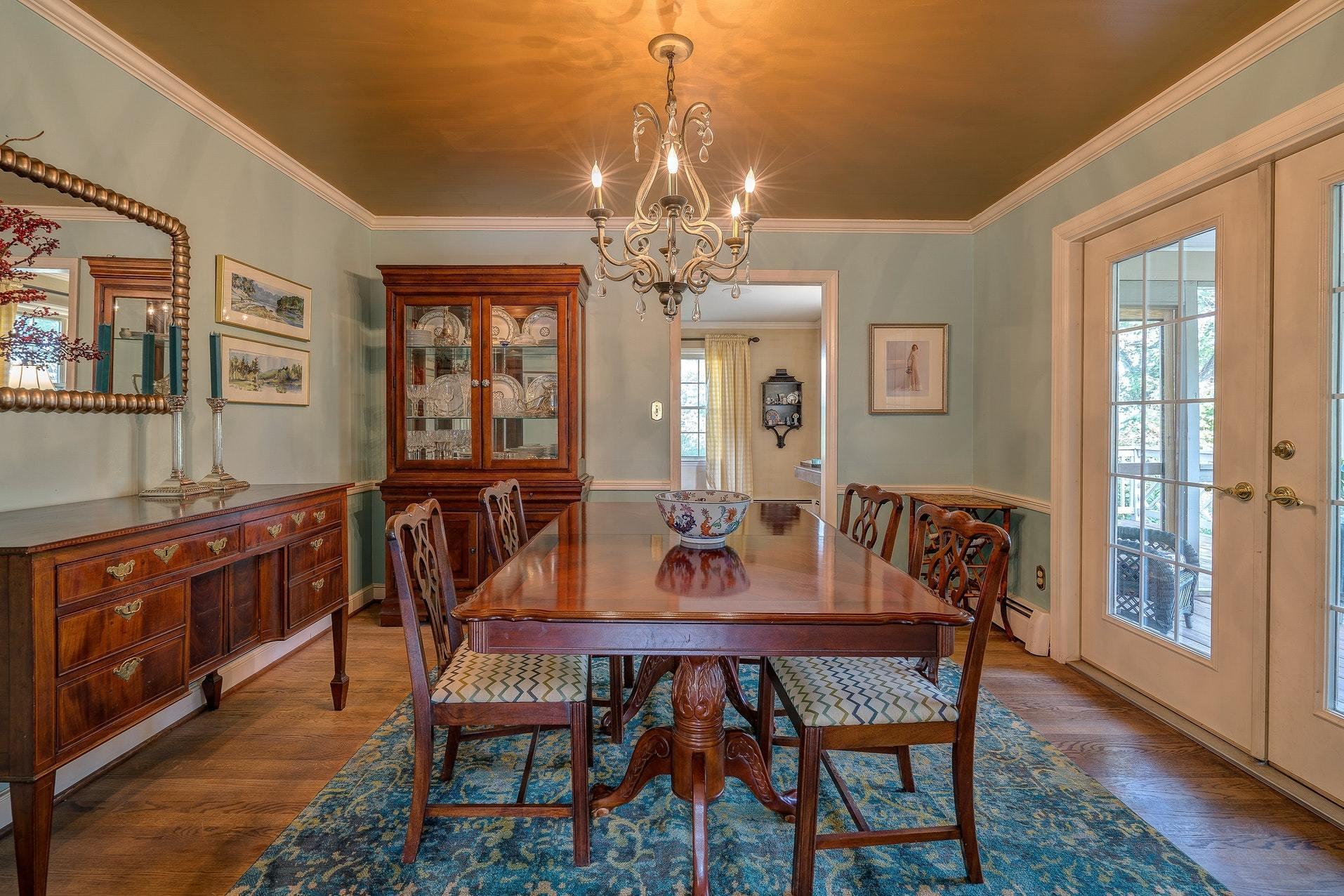 209 Parkcrest Road Southwest Roanoke, VA 24014 - Photo 9 of 48 a view of a dining room with furniture window and wooden floor
