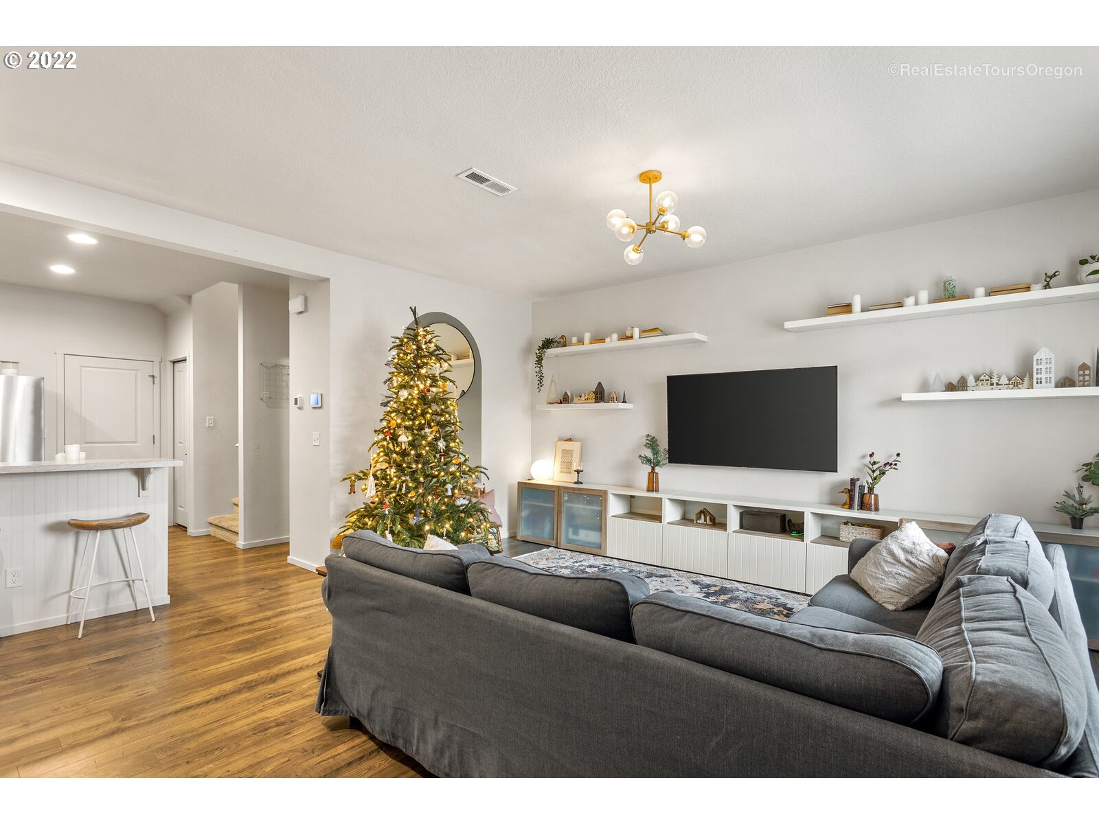 2193 Southeast 16th Street Gresham, OR 97080 - Photo 6 of 32 a living room with furniture and a flat screen tv