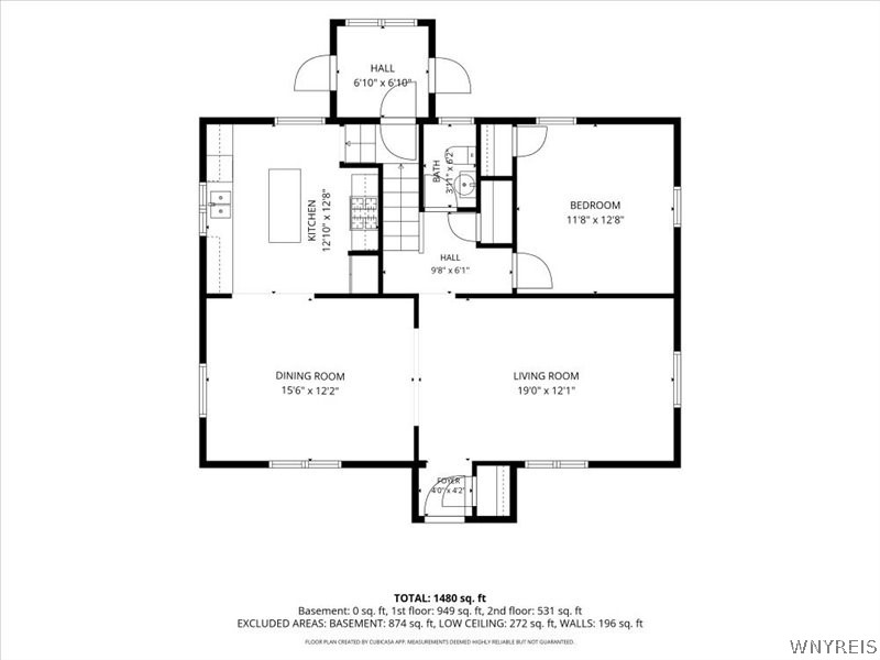699 Losson Road Cheektowaga, NY 14227 - Photo 47 of 50 first floor diagram