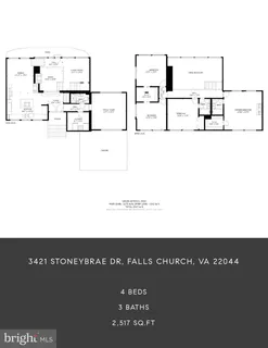 $1,295,000 | 3421 Stoneybrae Drive, Falls Church, VA 22044