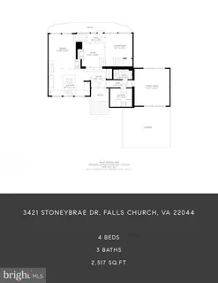 $1,295,000 | 3421 Stoneybrae Drive, Falls Church, VA 22044