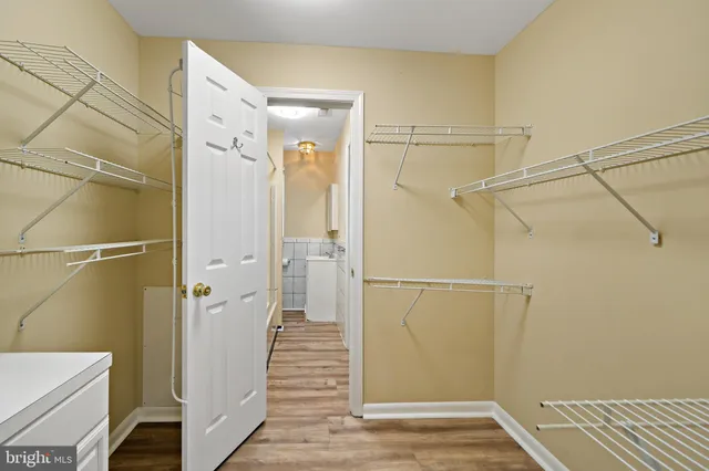 a bathroom with a shower and a toilet