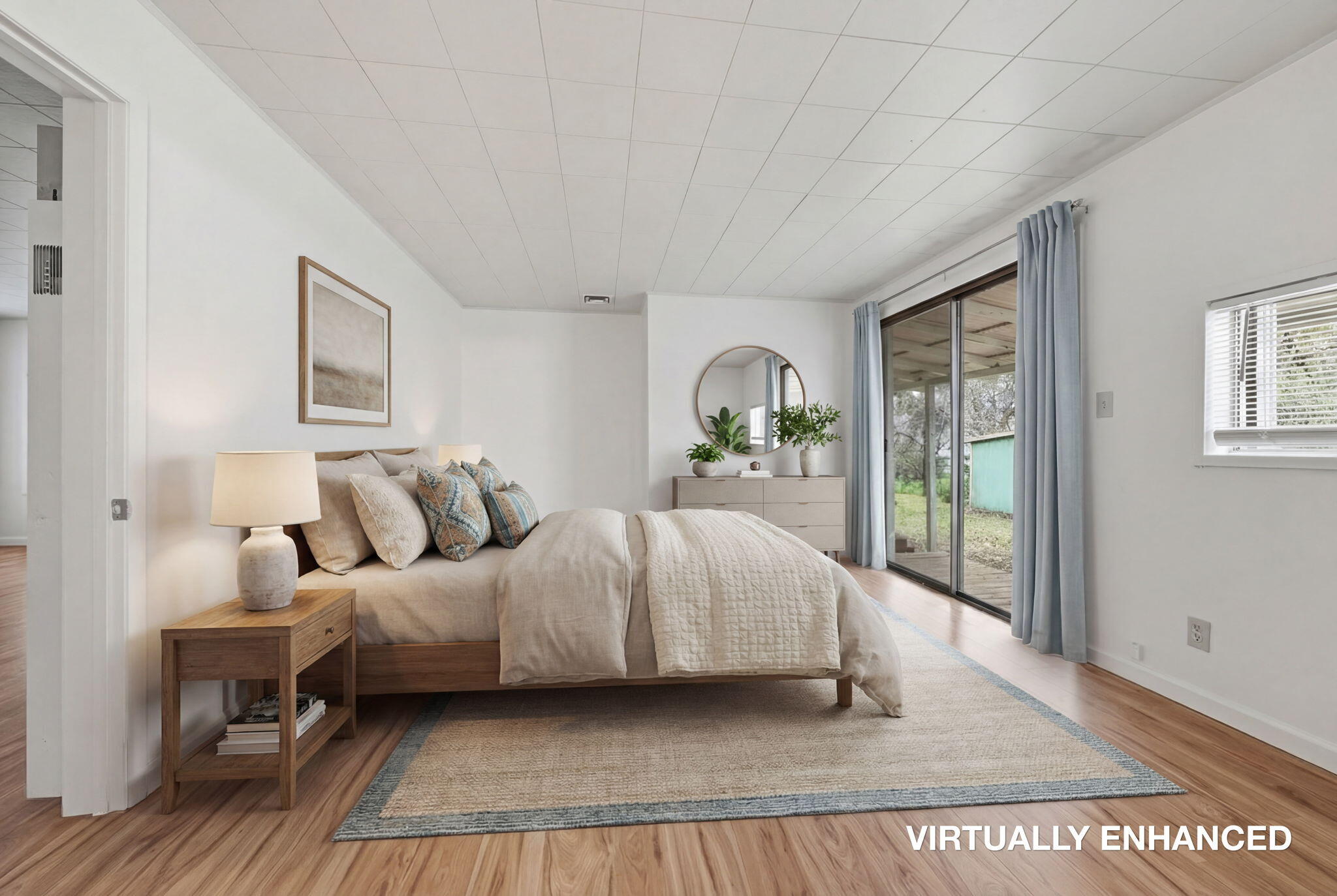 1717 Deer Creek Road Shasta Lake, CA 96019 - Photo 14 of 54 a living room with a bed furniture and a window