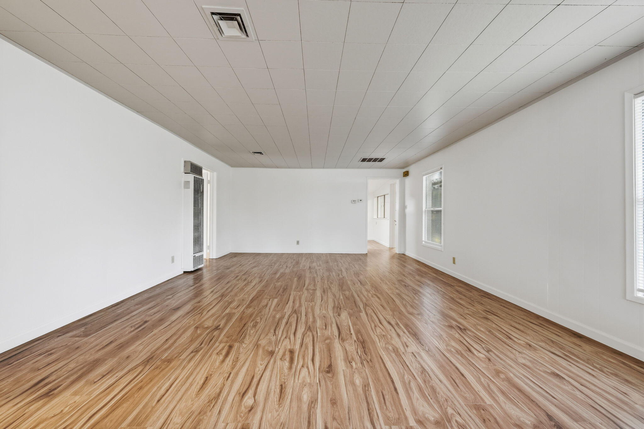1717 Deer Creek Road Shasta Lake, CA 96019 - Photo 21 of 54 a view of empty room with wooden floor