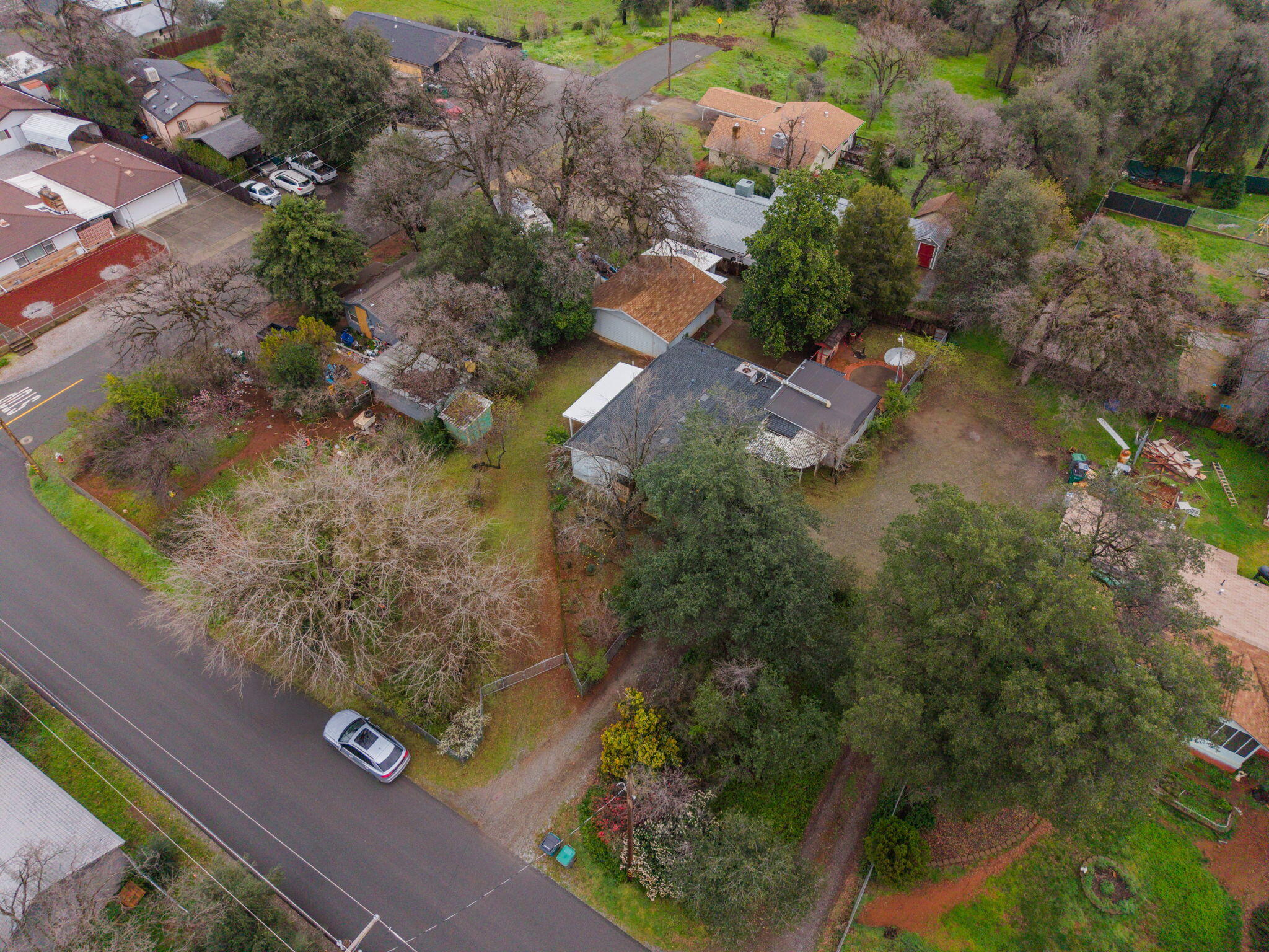1717 Deer Creek Road Shasta Lake, CA 96019 - Photo 34 of 54 an aerial view of residential house with outdoor space