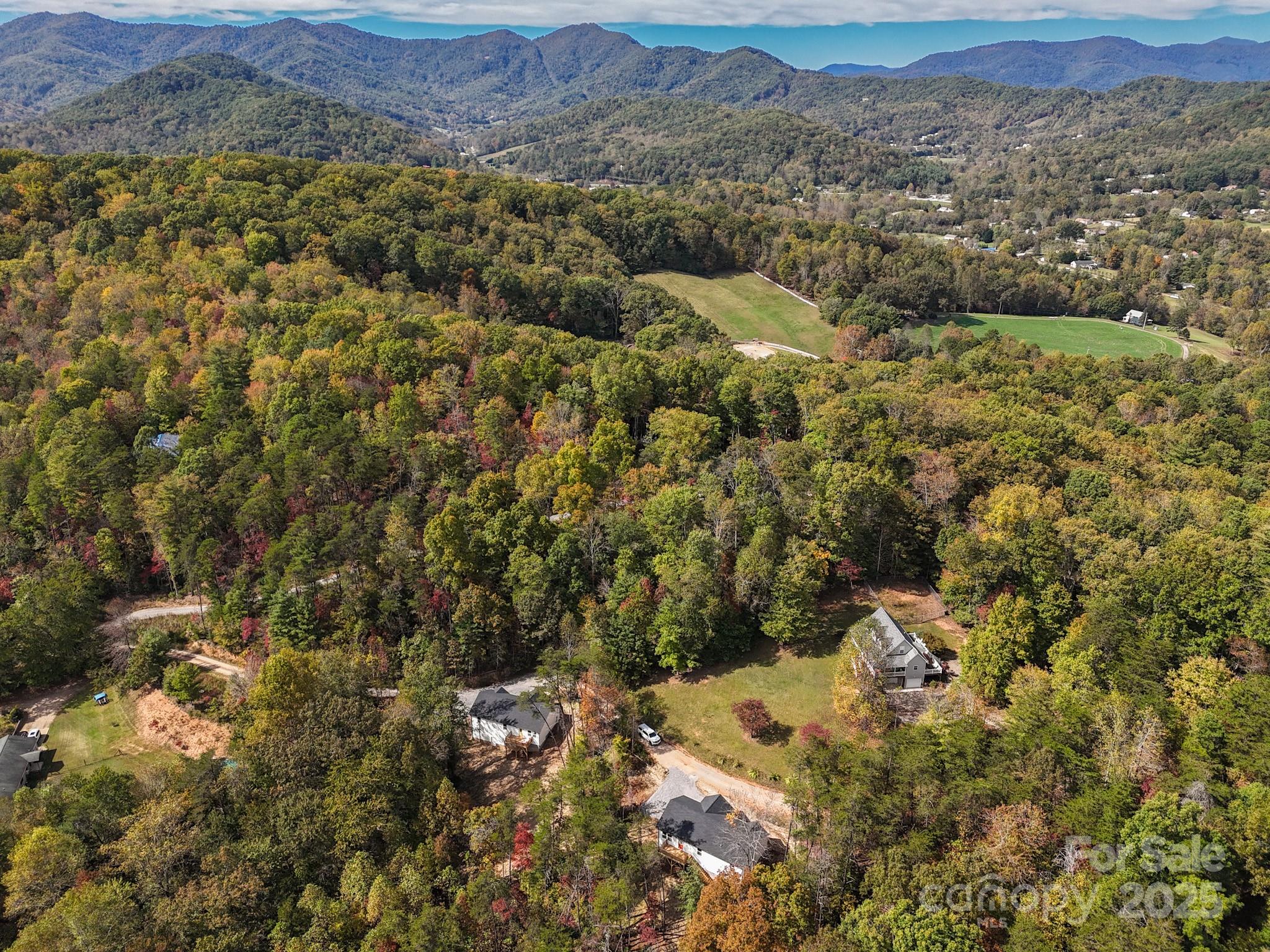 139 Burley Ridge Candler, NC 28715 - Photo 9 of 40 an aerial view of residential house and green space