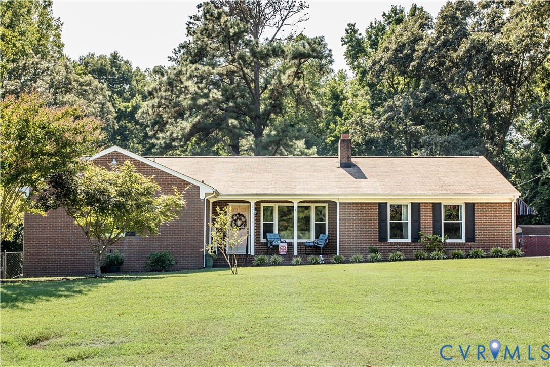 20808 Little Road Petersburg, VA 23803 - Photo 1 of 35 Brick facade residence featuring a covered front p
