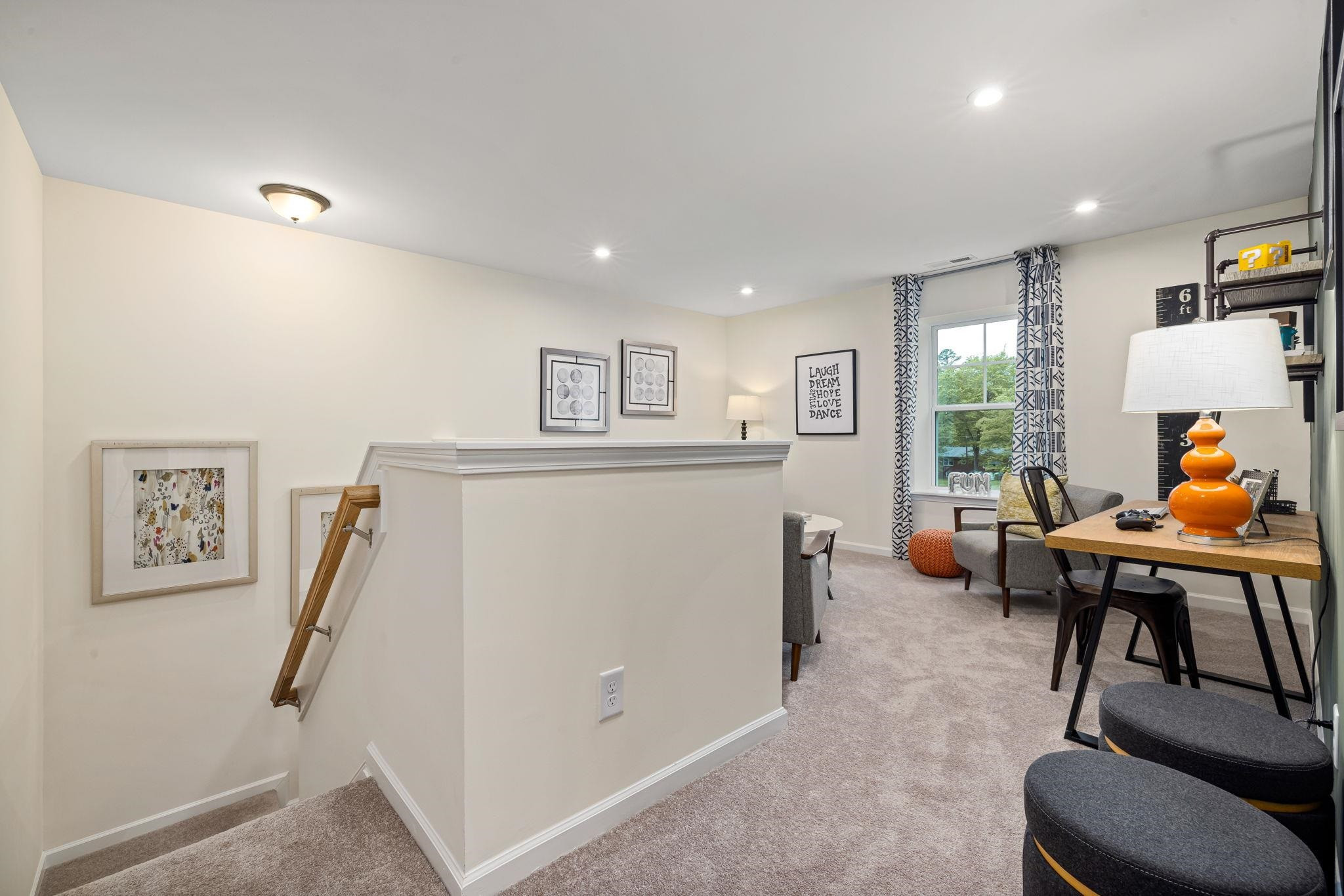 6512 Winter Spring Drive Wake Forest, NC 27587 - Photo 12 of 34 a workspace with furniture and window