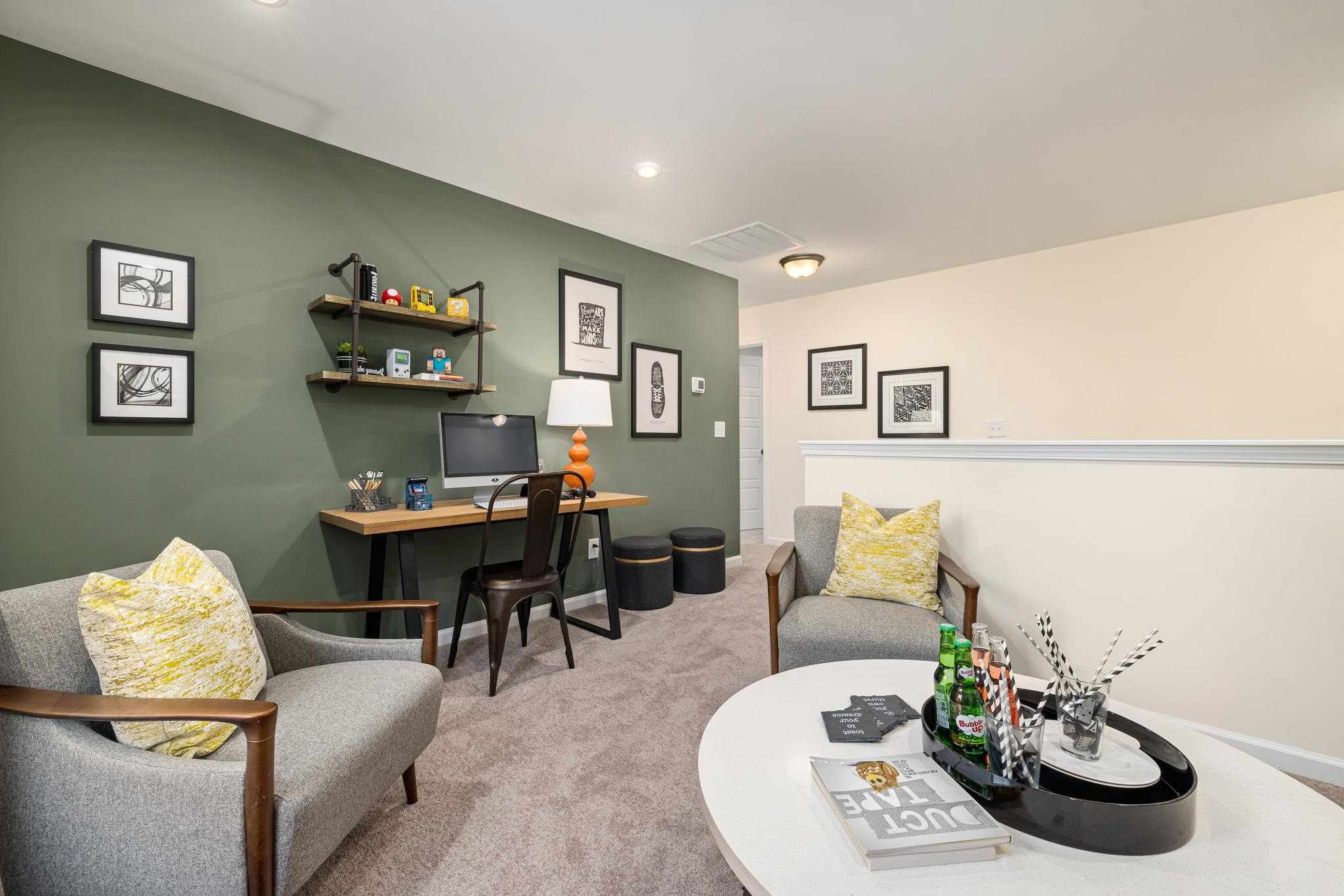 6512 Winter Spring Drive Wake Forest, NC 27587 - Photo 15 of 34 a living room with furniture and a table