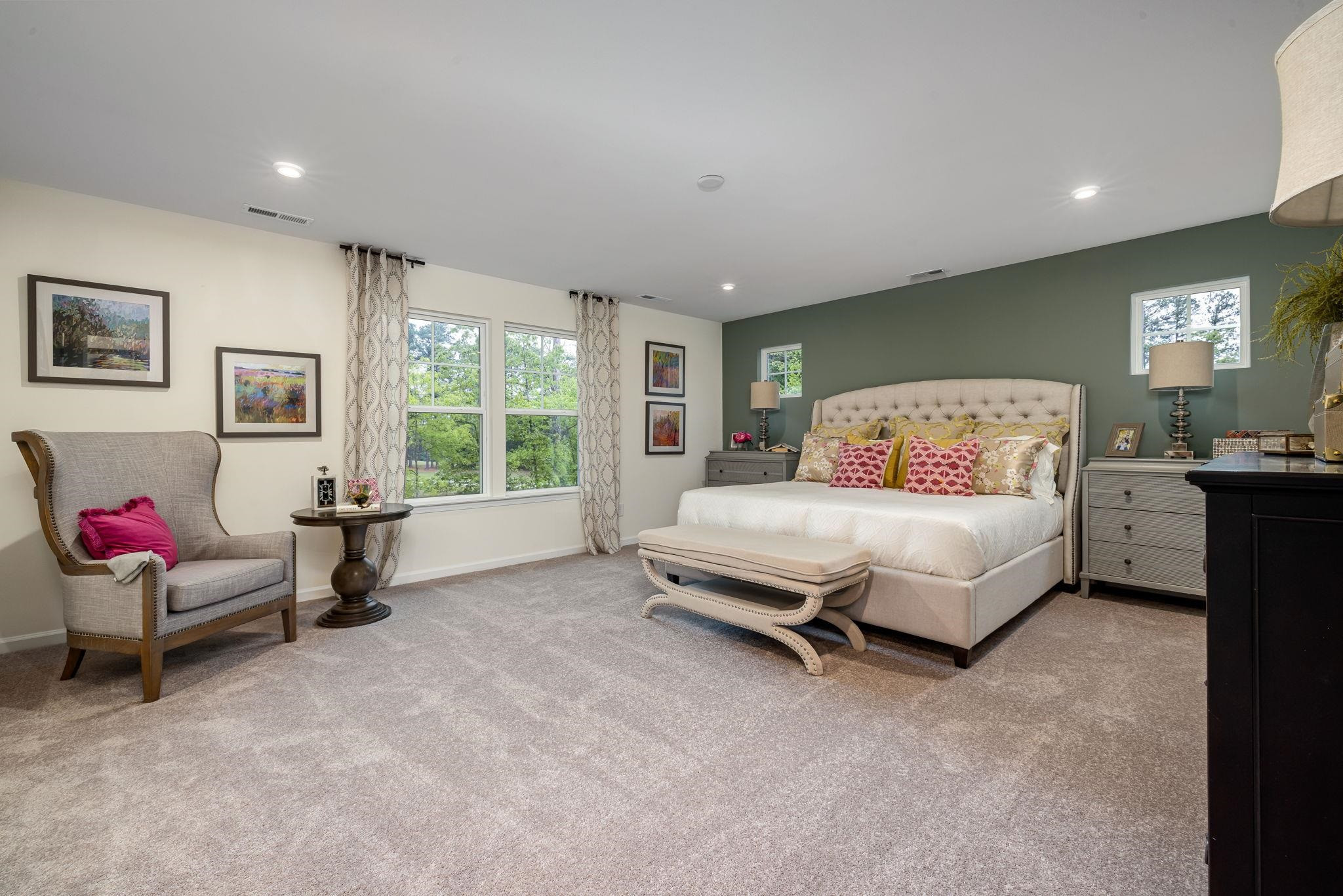 6512 Winter Spring Drive Wake Forest, NC 27587 - Photo 16 of 34 a bedroom with a bed and window