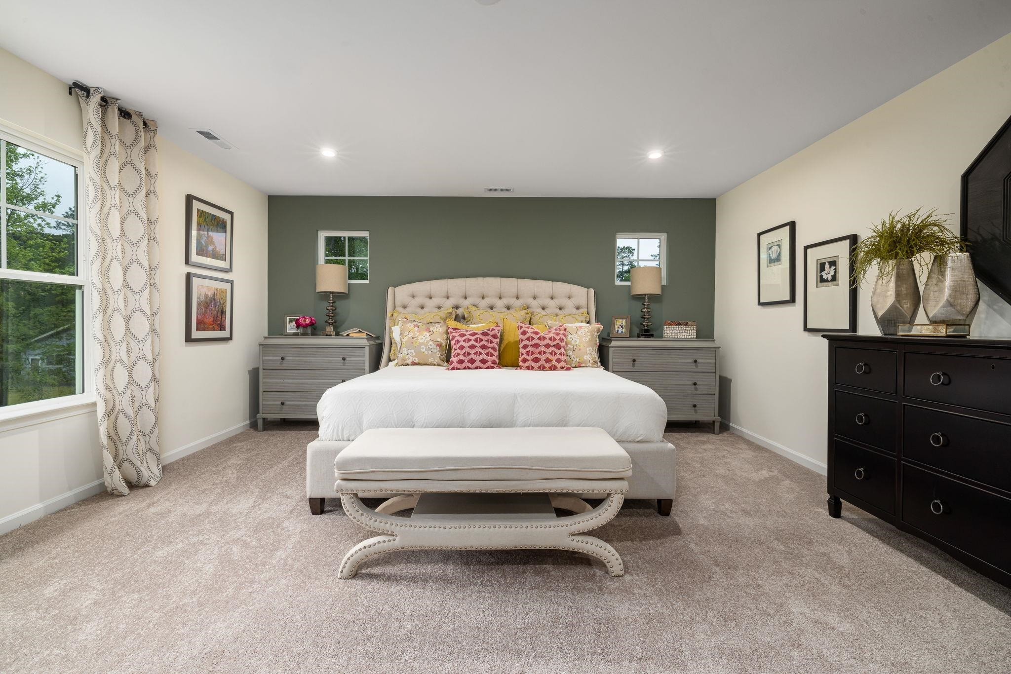 6512 Winter Spring Drive Wake Forest, NC 27587 - Photo 19 of 34 a bedroom with a bed and window