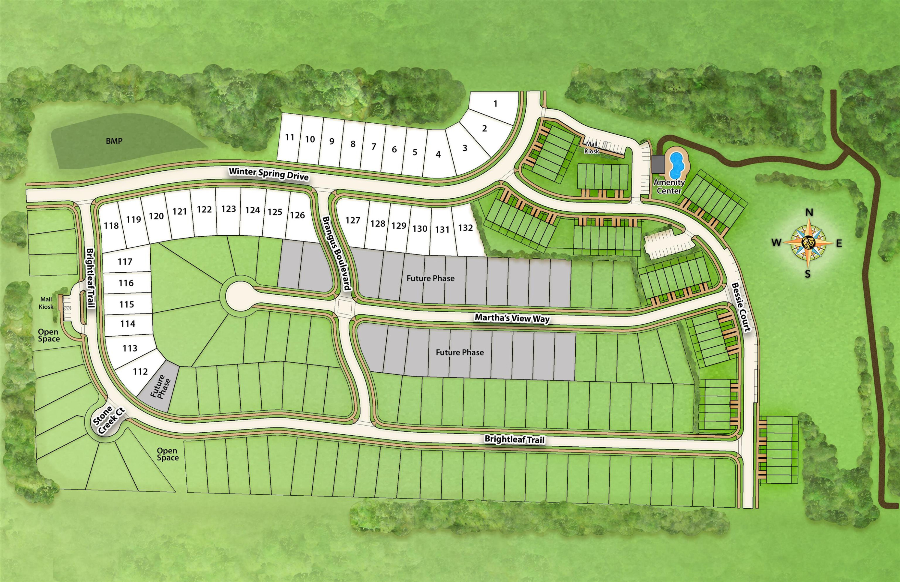 6512 Winter Spring Drive Wake Forest, NC 27587 - Photo 34 of 34 an aerial view of a house