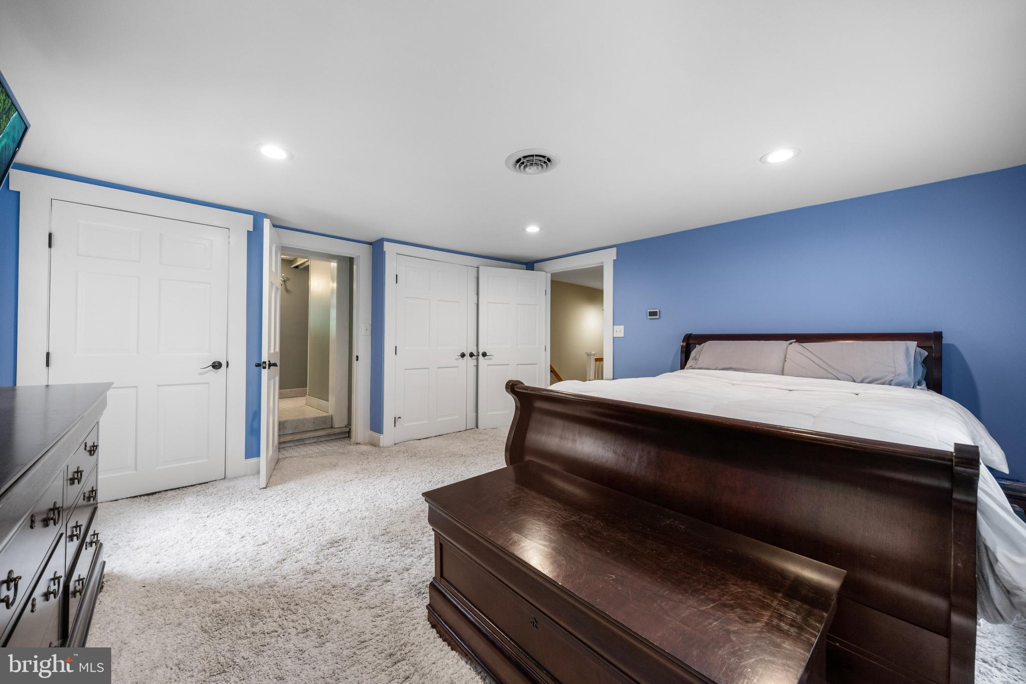 136 Lambs Road Sewell, NJ 08080 - Photo 20 of 65 a bedroom with a bed and a view of bathroom