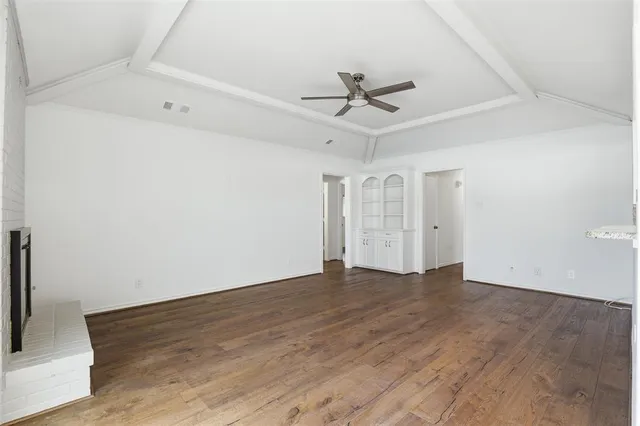 wooden floor in an empty room