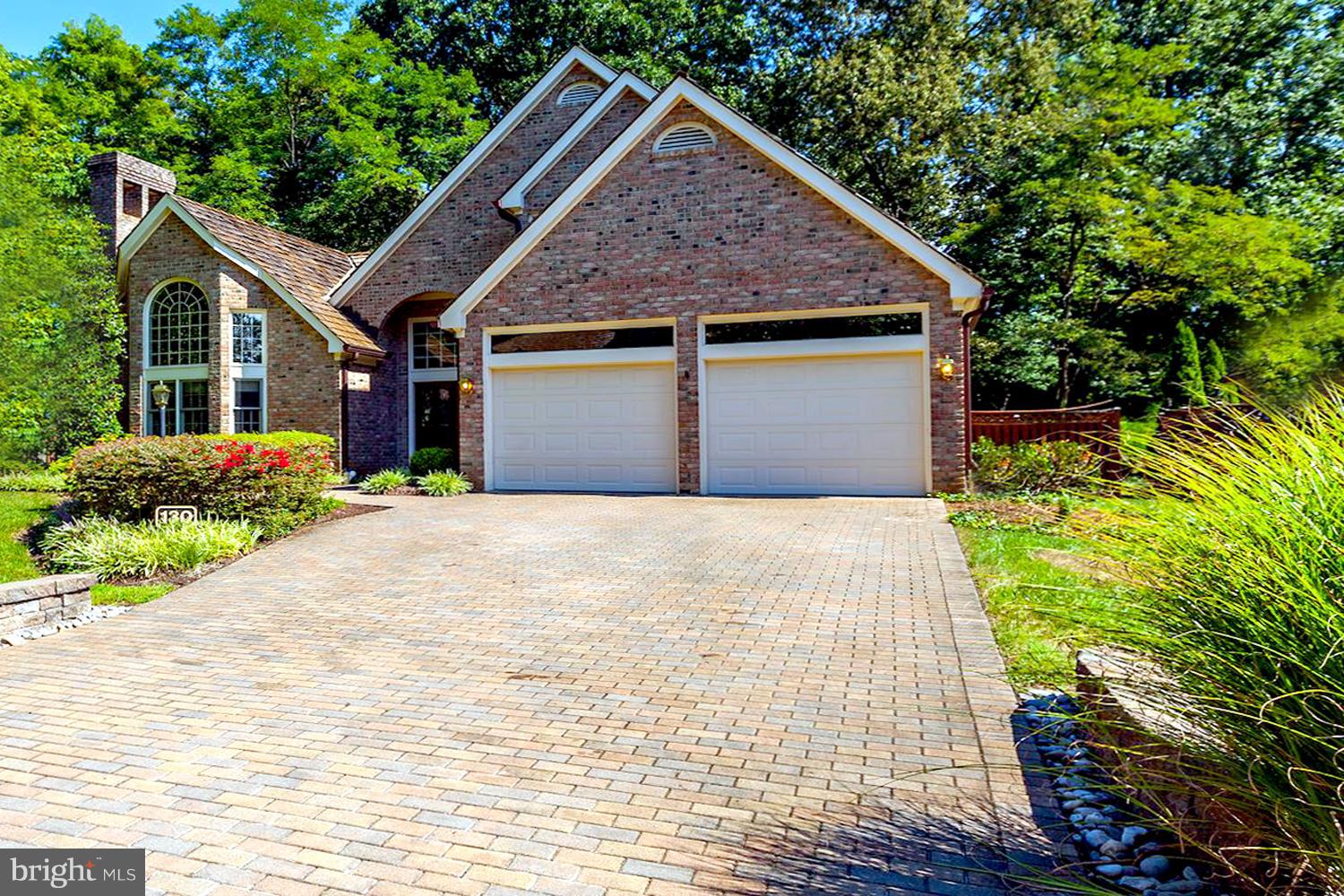130 South River Landing Road Edgewater, MD 21037 - Photo 4 of 30 Multi-Vehicle Paver Driveway to 2-Car Garage