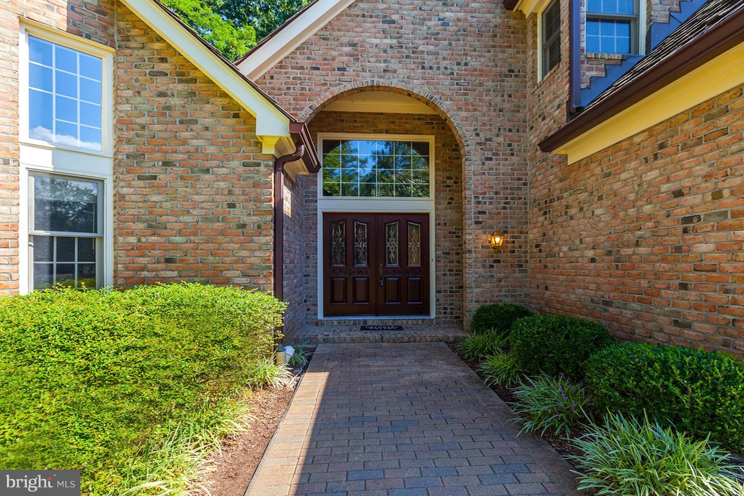 130 South River Landing Road Edgewater, MD 21037 - Photo 5 of 30 Impressive Arched Brick Double Door Entry Portico